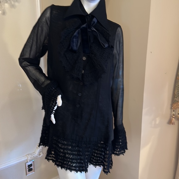 Chloe’ Mini Dress Made in France for BERGDOORF GOODMAN Size L - Picture 13 of 16